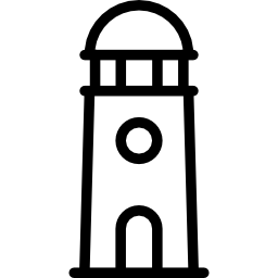 Lighthouse construction icon