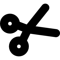 Children scissors icon