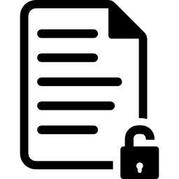Page Unlock icon