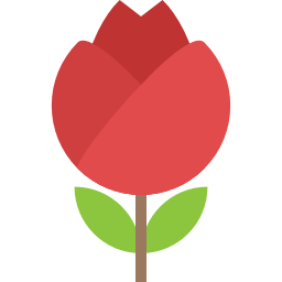 tulipán icono