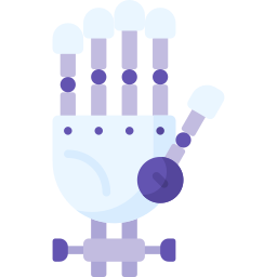 bioniczna ręka ikona