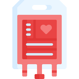 Blood transfusion icon