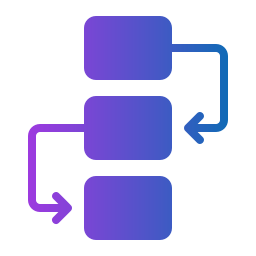 diagrama de flujo icono