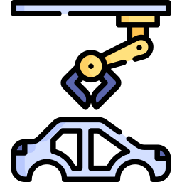 fabricación de automóviles icono