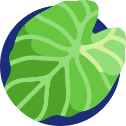 alocasia taro gigante icono