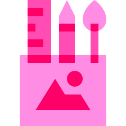 Pencil holder icon