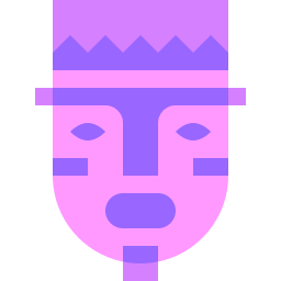 African mask icon