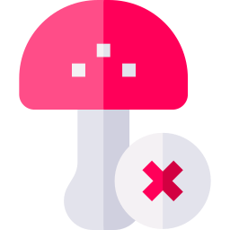 No mushroom icon