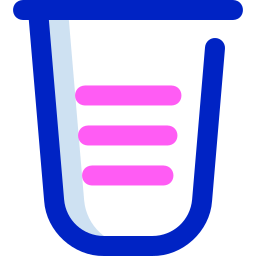 vaso de plástico icono