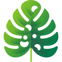 tropikalne liście ikona