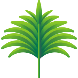 feuilles tropicales Icône