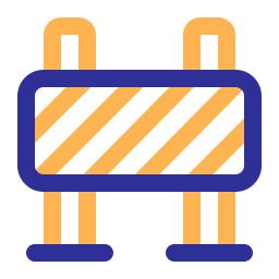 Road block icon