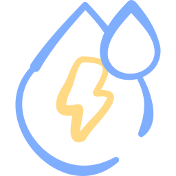 Water energy icon