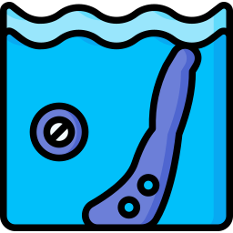 hockey subacuático icono