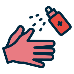 Hand sanitizer icon