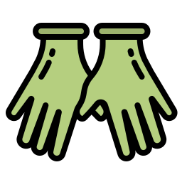 Hand glove icon