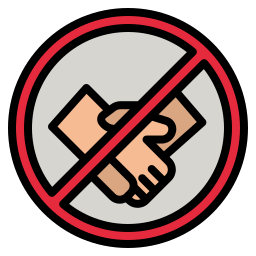 No handshake icon