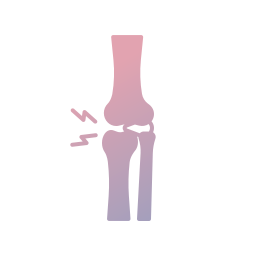 articulación de la rodilla icono