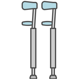 Crutches icon