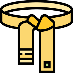 cinturón icono