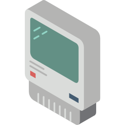 computadora vieja icono
