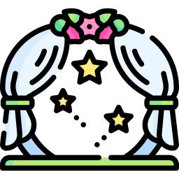 Wedding arch icon