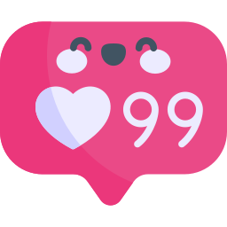 Like instagram heart icon