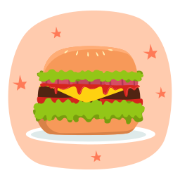 hamburguesa icono