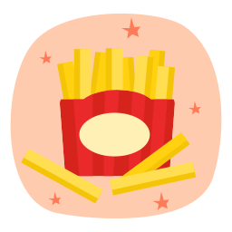 papas fritas icono