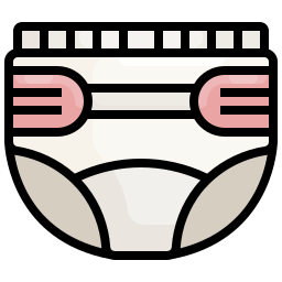 Baby diaper icon