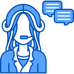 Call center agent icon