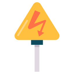 señal de advertencia icono