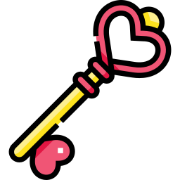Love key icon