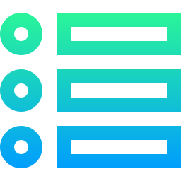 Éléments de la liste Icône