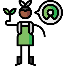 cuello verde icono
