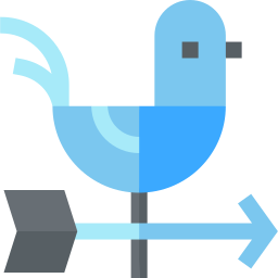 Weather vane icon