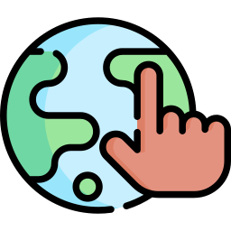 Planet earth icon