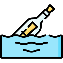 Message in a bottle icon