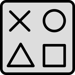 estación de juegos icono