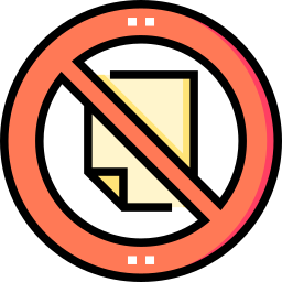 No paper icon