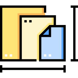 Paper size icon