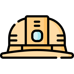 Security helmet icon