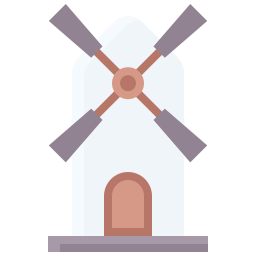 Ветряная мельница иконка
