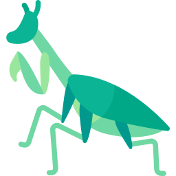 Praying mantis icon