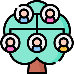 Árbol de familia icono