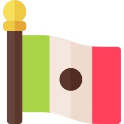 bandera de méxico icono