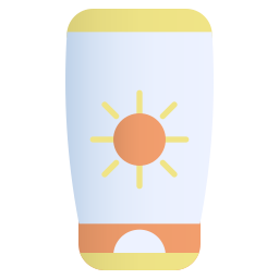 bloqueador solar icono