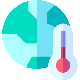 opwarming van de aarde icoon