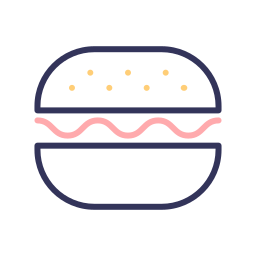 hamburguesa icono