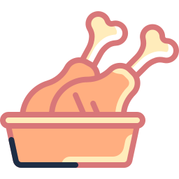 Chicken leg icon